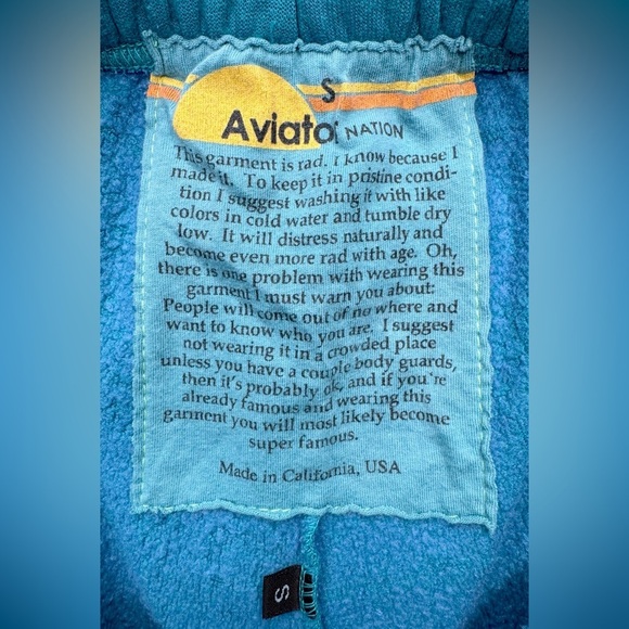 Aviator Nation Bolt Crew Sweatshirt and Bolt Sweatpants - Picture 9 of 17